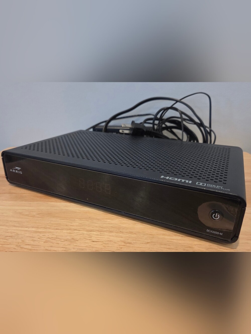 ARRIS SET-TOP BOX DCX3200/A081/033 W/ AC Adapter, HDMI, Dolby, Spectrum-UNTESTED